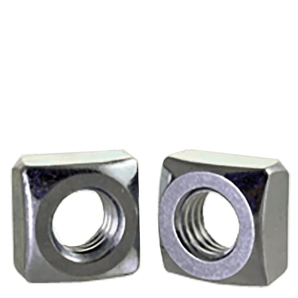 Newport Fasteners 7/16"-14 Square Nuts Grade 2 Steel/Zinc Plated , 100PK 830503-PR-100 - main